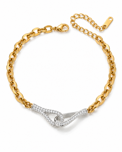 Aurelia Crystal Link Bracelet
