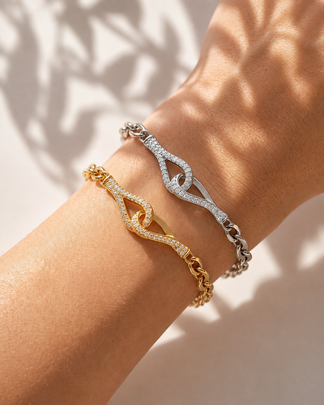 Aurelia Crystal Link Bracelet