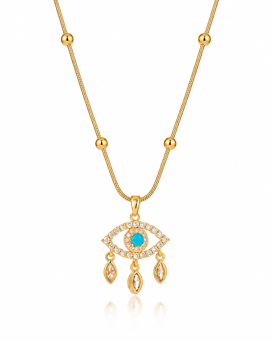 Evil Eye Drop Necklace