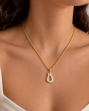 Equestrian Stirrup Necklace