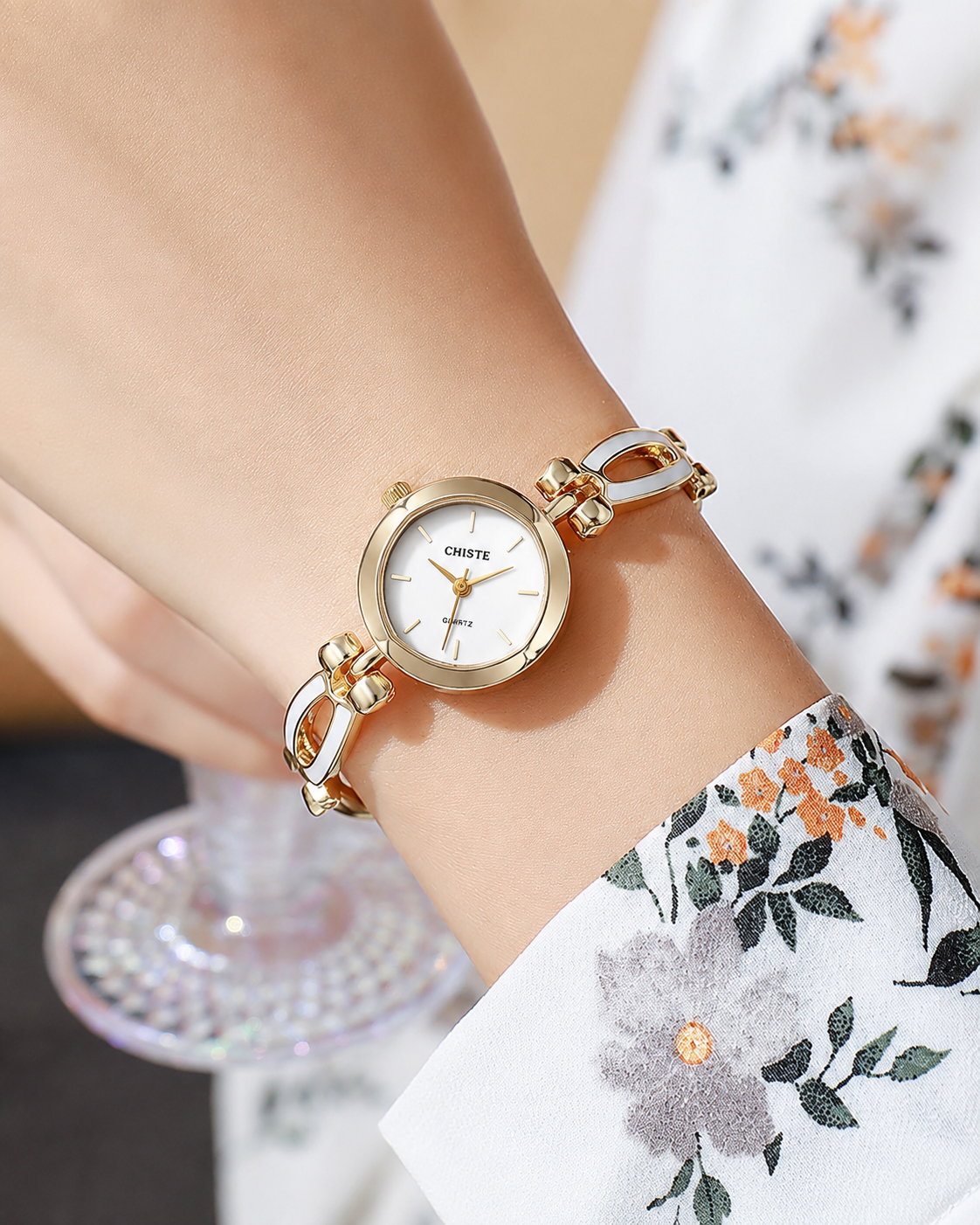 Elara Oval Bracelet Watch