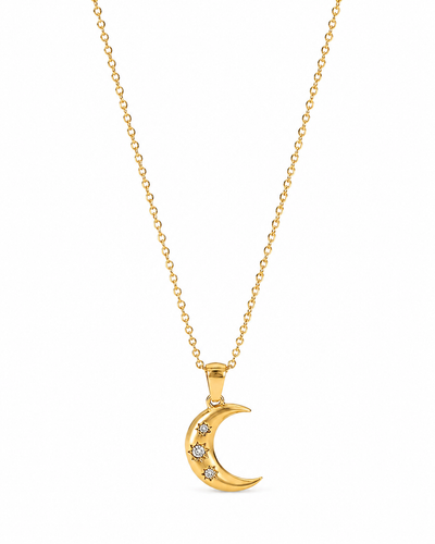 Celestia Moon & Star Necklace Series