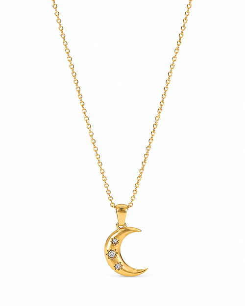Celestia Moon & Star Necklace Series