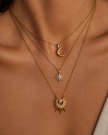 Celestia Moon & Star Necklace Series