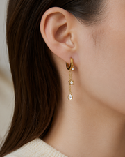 Celeste Star Drop Earrings