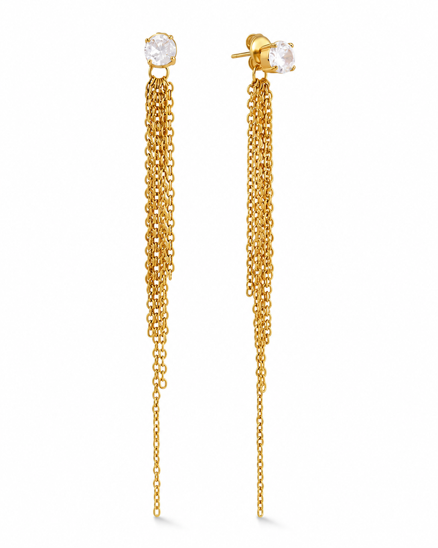 Crystal Drop Earring Set