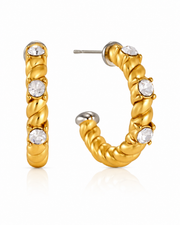 Twisted Hoop Earring Set