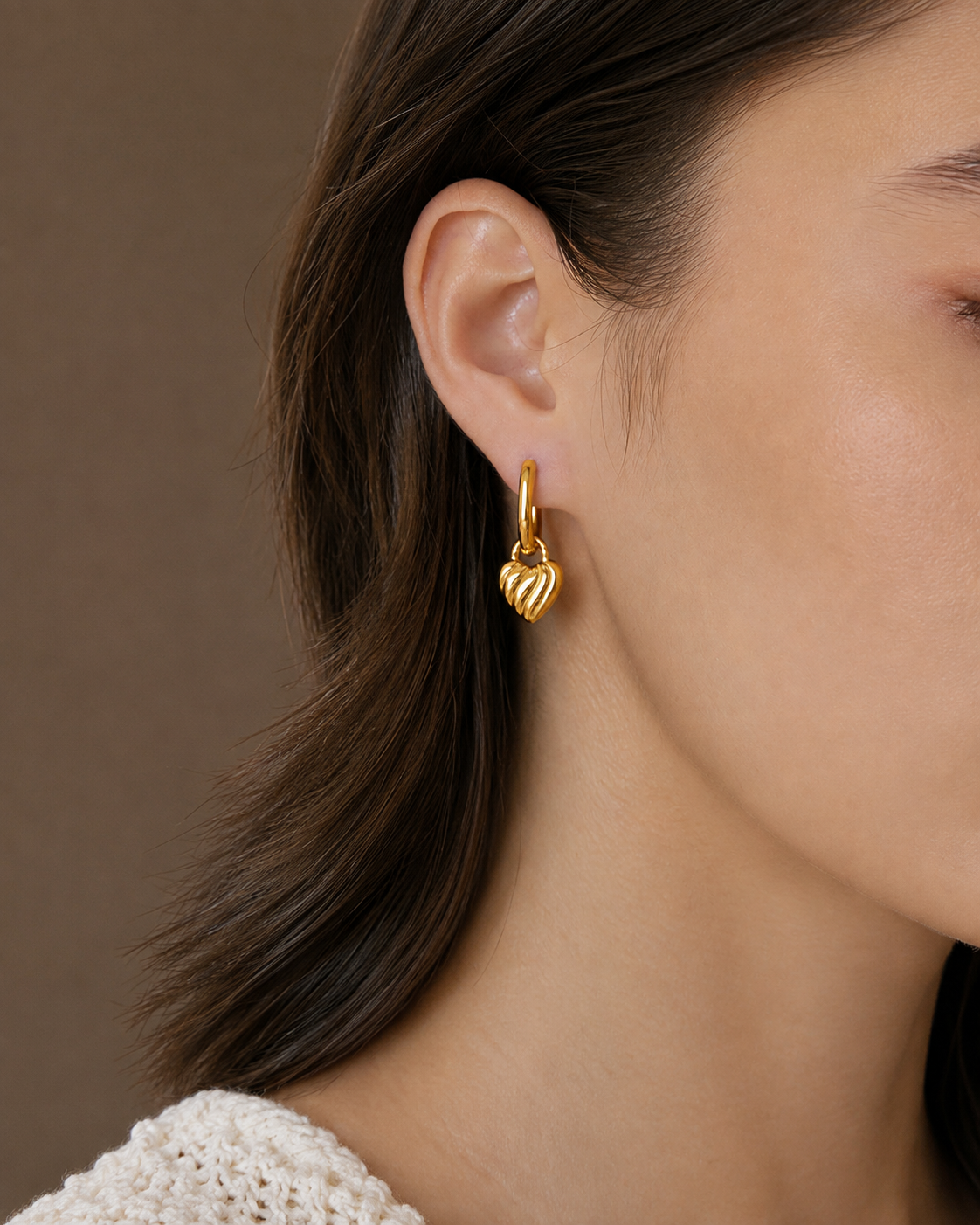 Charm Hoop Earrings