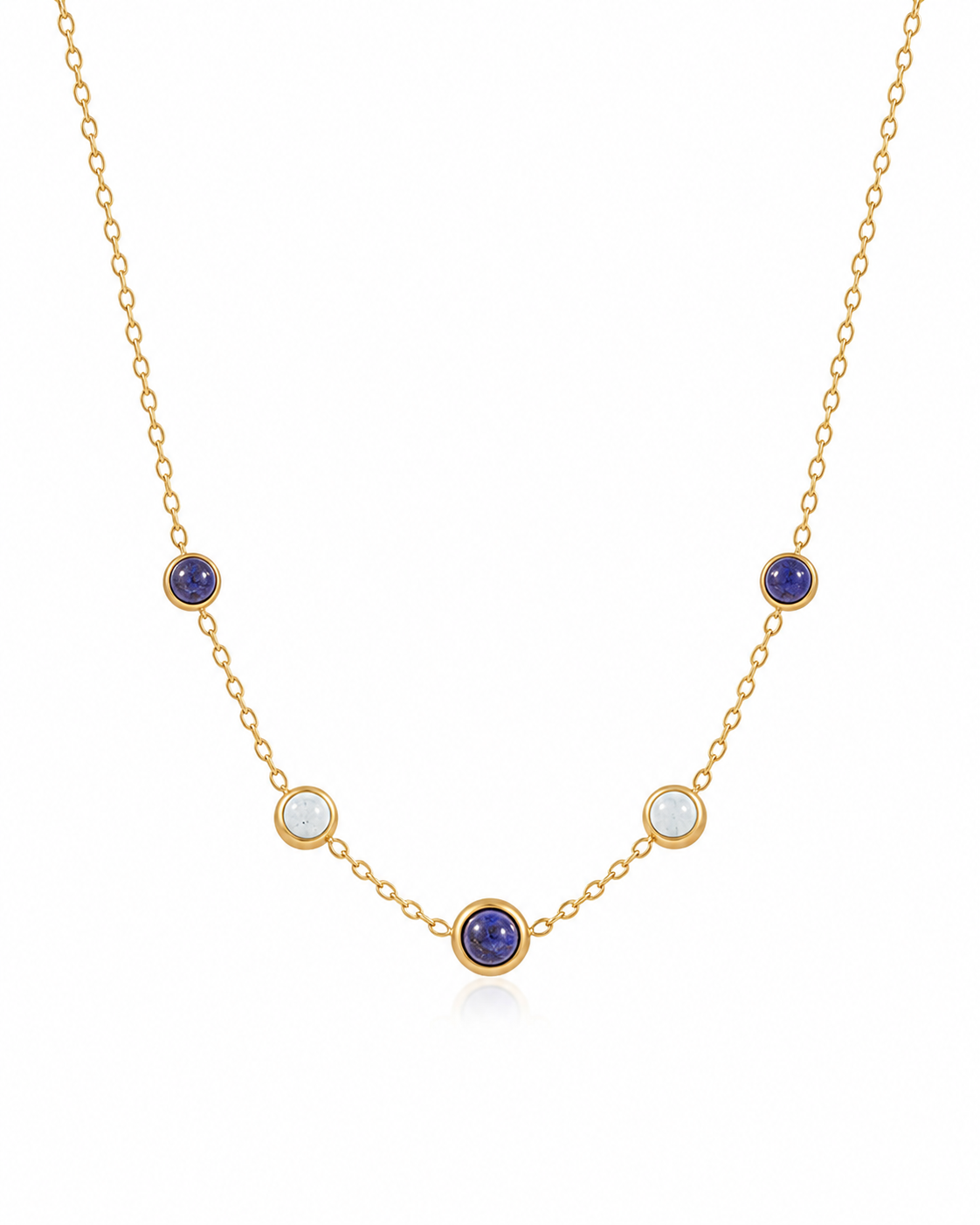 Celestia Blue Stone Necklace Series