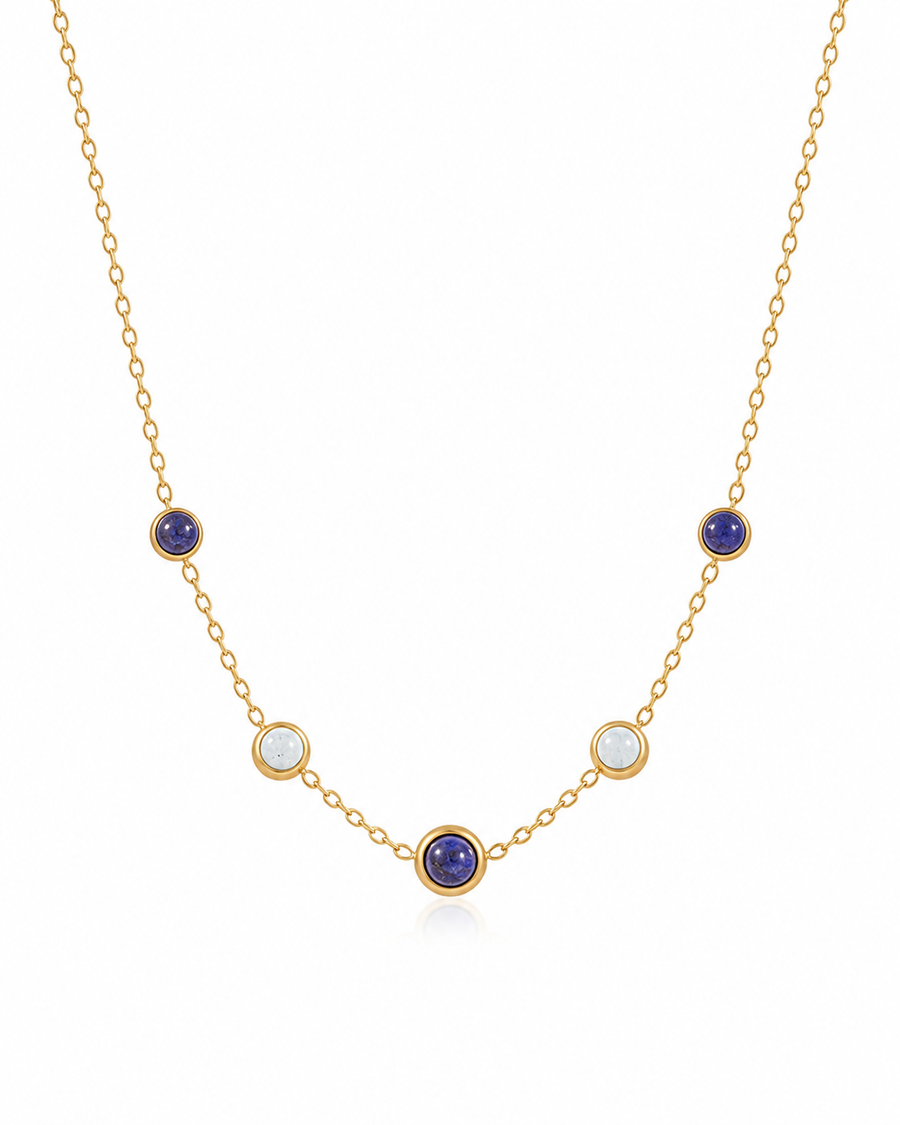 Celestia Blue Stone Necklace Series