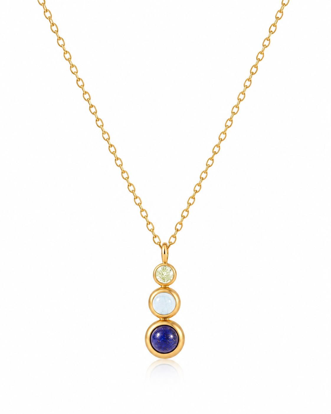 Celestia Blue Stone Necklace Series