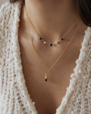 Celestia Blue Stone Necklace Series