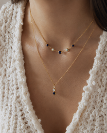 Celestia Blue Stone Necklace Series