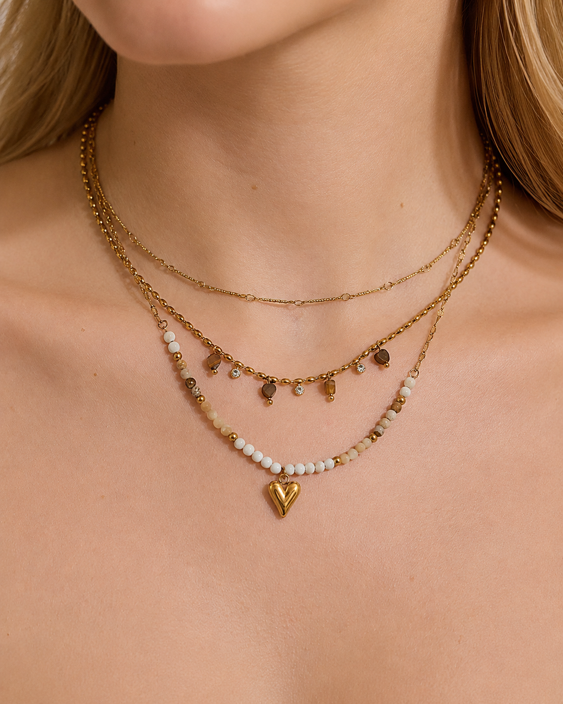 Celestia Gold Necklace Series