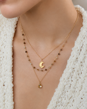 Luna Layered Charm Necklace