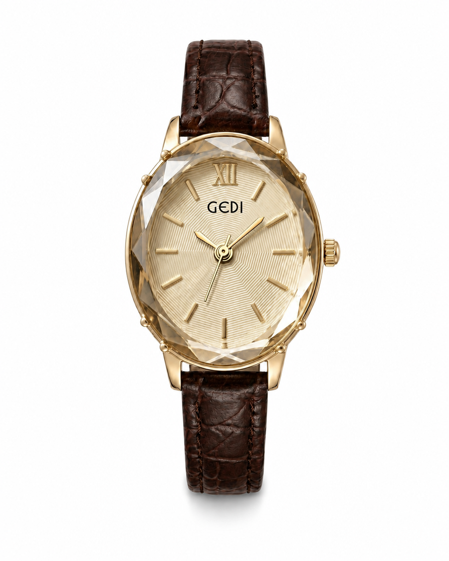 Aurelia Faceted Oval Watch