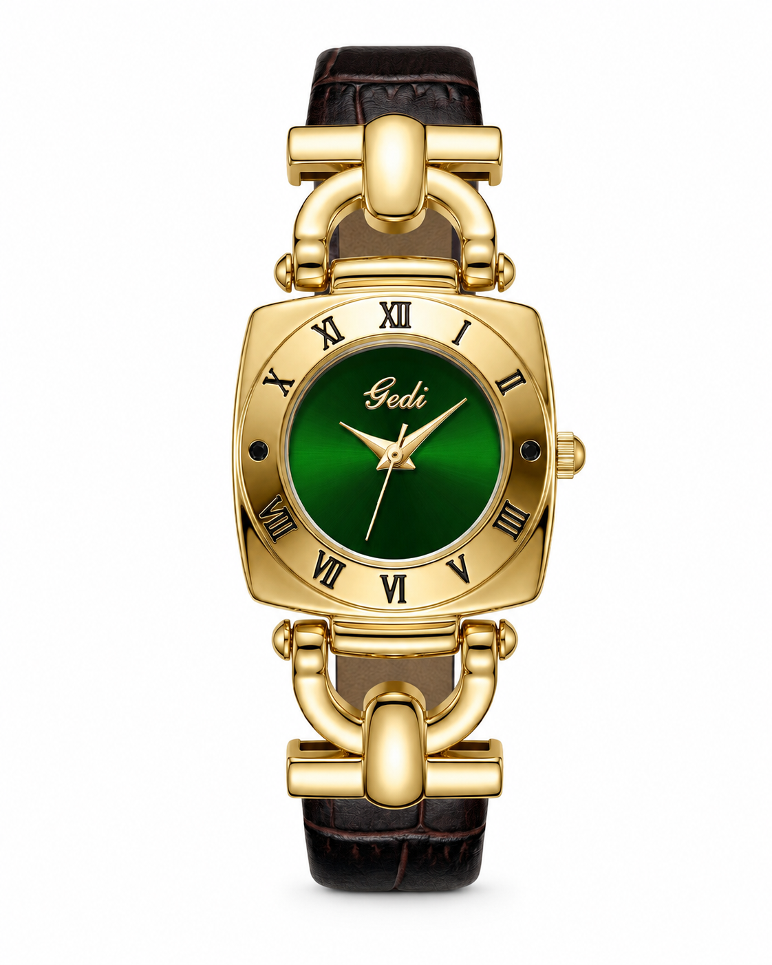 Valeria Roman Leather Watch