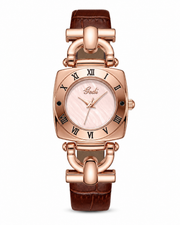 Valeria Roman Leather Watch