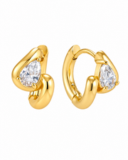 Aurelia Crystal Hoop Earring Series