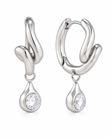 Aurelia Crystal Hoop Earring Series