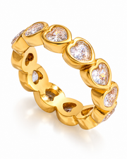 Royal Heart Crystal Ring