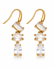 Celeste Trio Drop Earrings