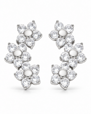 Triple Bloom Earrings