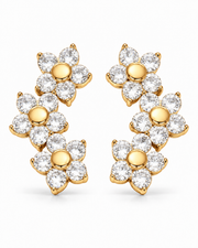 Triple Bloom Earrings