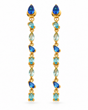 Aurora Gem Cascade Earrings