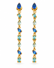 Aurora Gem Cascade Earrings