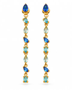 Aurora Gem Cascade Earrings