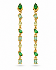 Aurora Gem Cascade Earrings