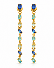 Aurora Gem Cascade Earrings