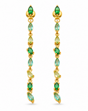 Aurora Gem Cascade Earrings