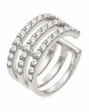 Crescent Triple-Row Ear Cuff