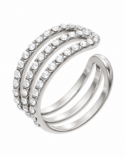 Crescent Triple-Row Ear Cuff