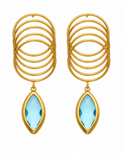 Orbit Glass Drop Earrings