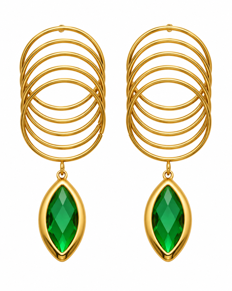 Orbit Glass Drop Earrings alternate view 4