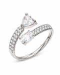 Duet Teardrop Ring
