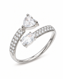 Duet Teardrop Ring