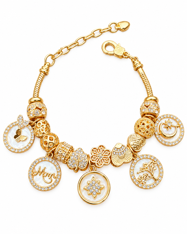 Celestial Mom Charm Bracelet