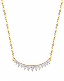 Aurelia Teardrop Crystal Necklace