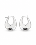 Elara Sculpted Teardrop Earrings