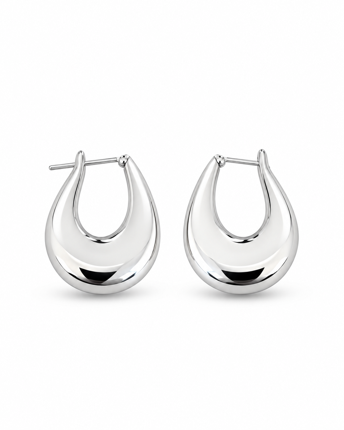 Elara Sculpted Teardrop Earrings