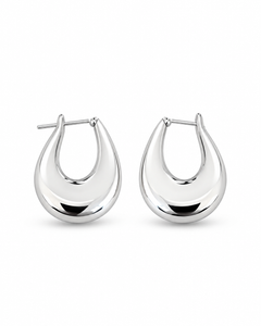 Elara Sculpted Teardrop Earrings
