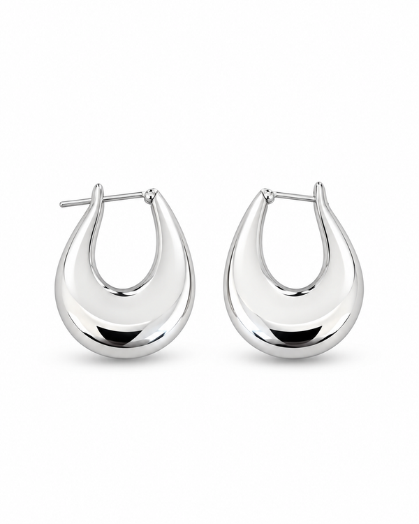 Elara Sculpted Teardrop Earrings