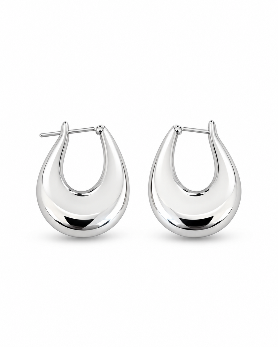 Elara Sculpted Teardrop Earrings