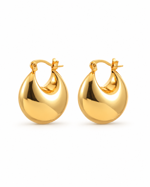 Elara Sculpted Teardrop Earrings