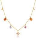 Lumière Clover Multicolor Necklace