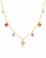 Lumière Clover Multicolor Necklace